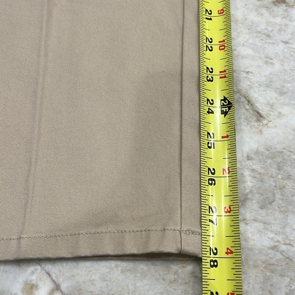 NEW Ruby Rd. | Flat Front‎ High Rise Straight Leg Chinos | Sand | 12P - Picture 8 of 11